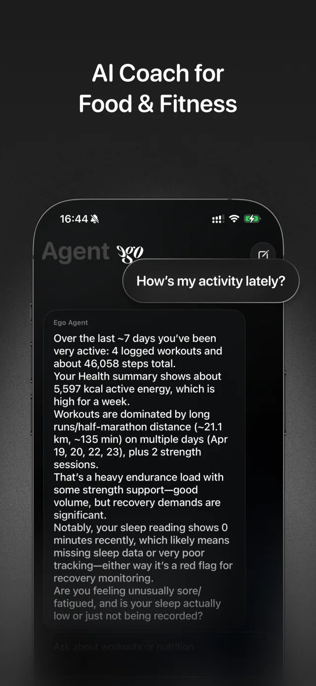 Coaching grounded in Apple Health data
